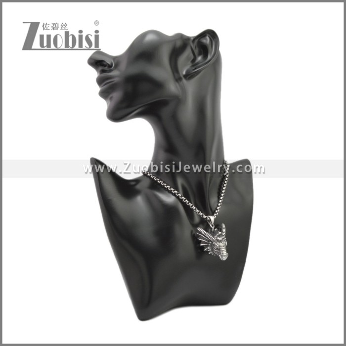 Retro Casting Dragon Head Pendant p011232SA