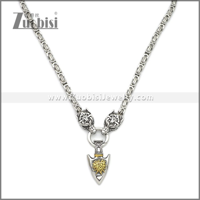 Stainless Steel Necklaces n003285S3