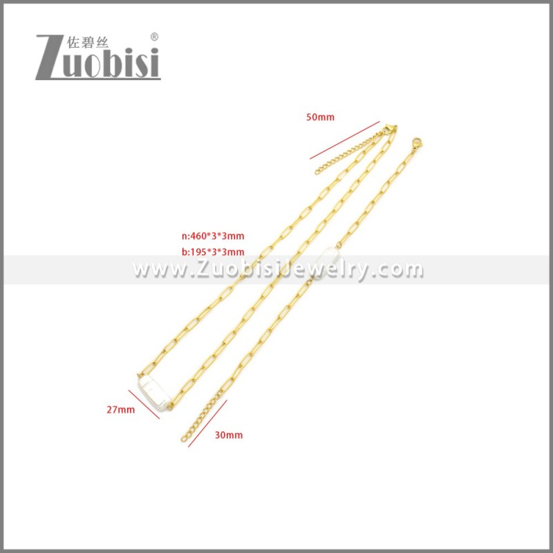 Stainless Steel Jewelry Sets s002992G