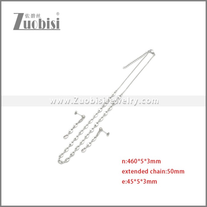 Stainless Steel Jewelry Sets s002993S