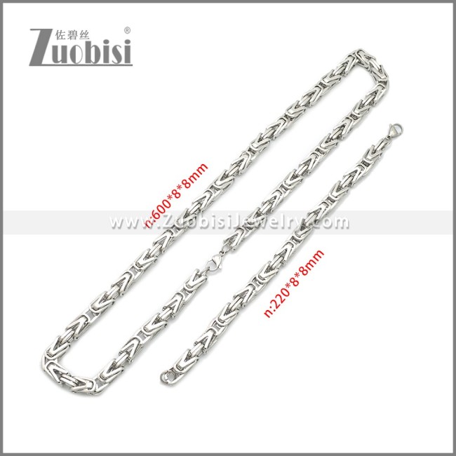 Stainless Steel Jewelry Sets s002996S