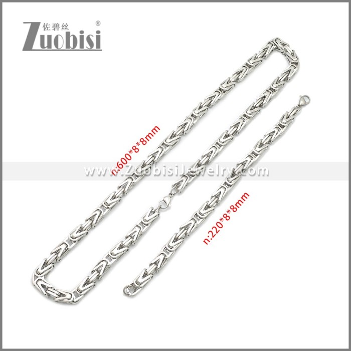 Stainless Steel Jewelry Sets s002996S