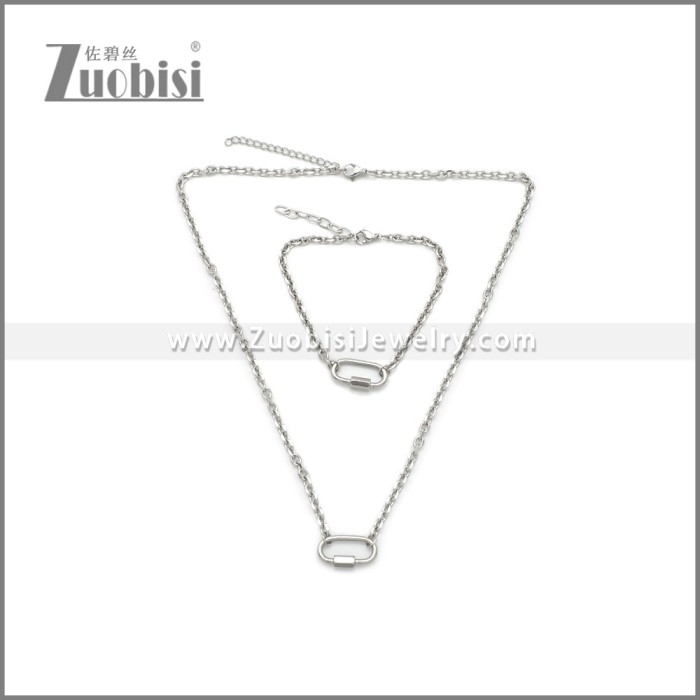 Stainless Steel Jewelry Sets s002991S