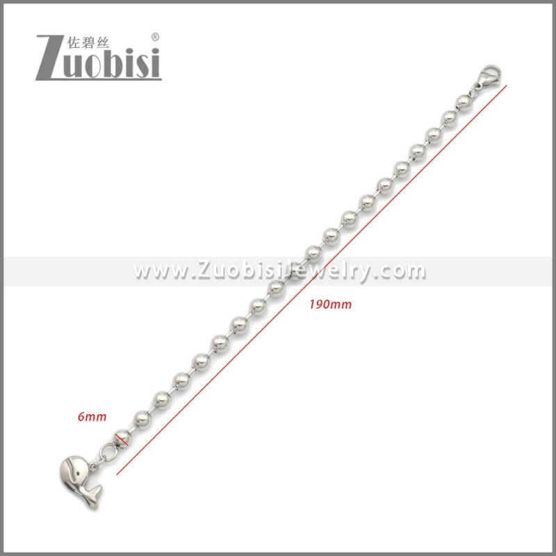 Stainless Steel Bracelets b010296S