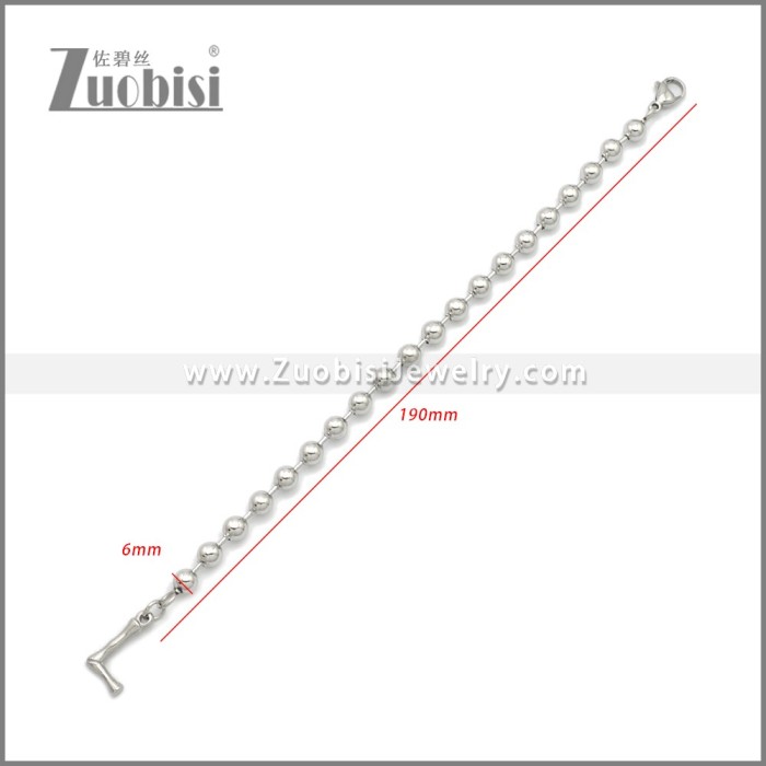 Stainless Steel Bracelets b010266S