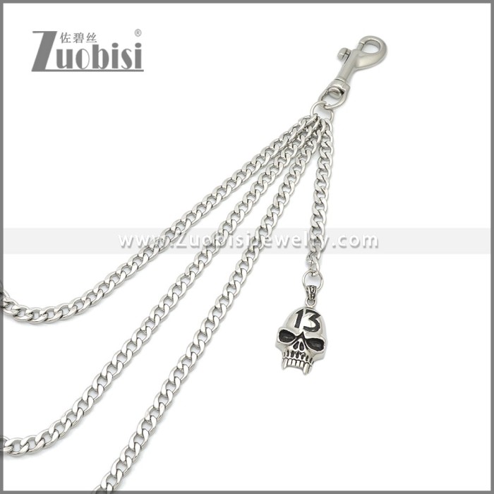 Mens Skull Wallet Chain for Jeans y000062S