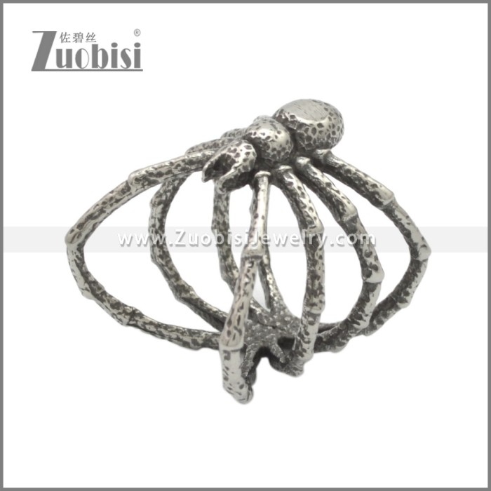 Stainless Steel Spider Rings r009207SA