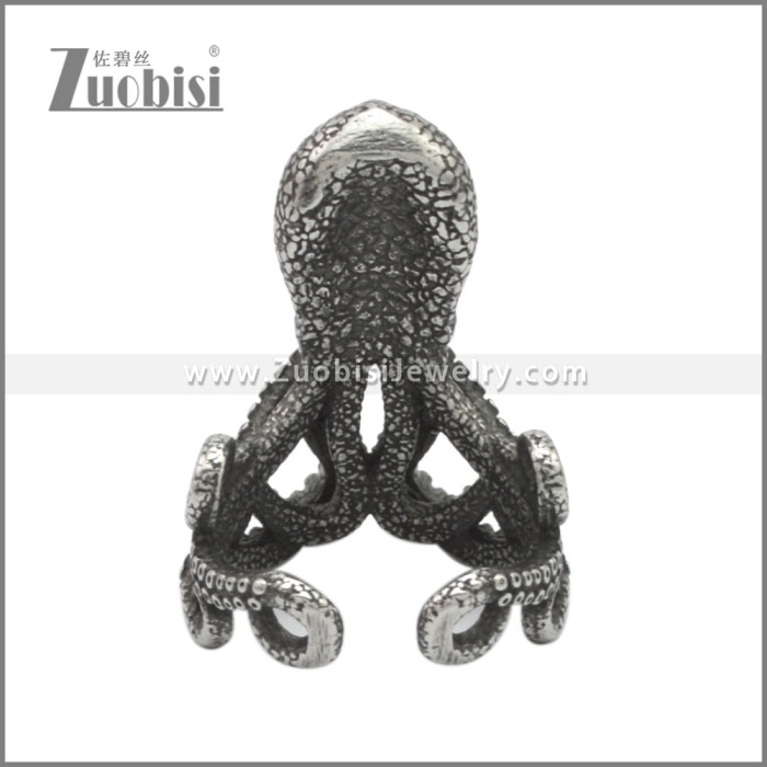 Stainless Steel Octopus Rings r009208A