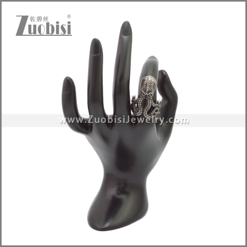Stainless Steel Octopus Rings r009208A