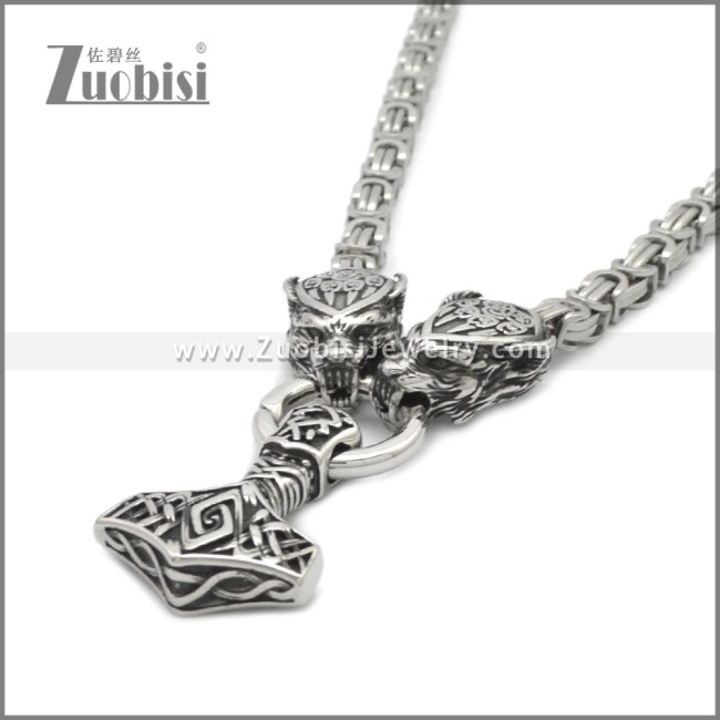 Stainless Steel Necklaces n003283S23