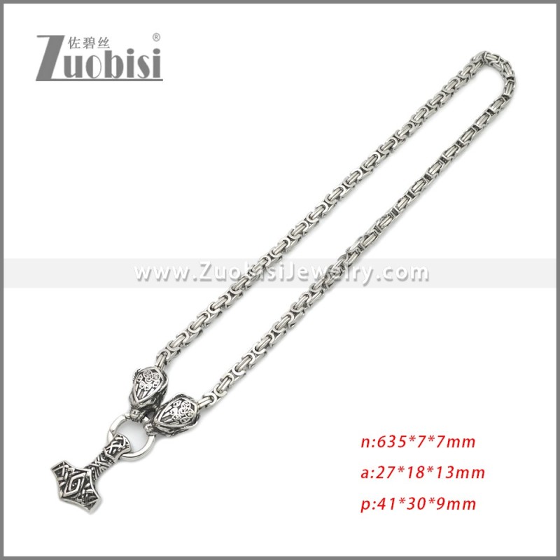 Stainless Steel Necklaces n003283S23