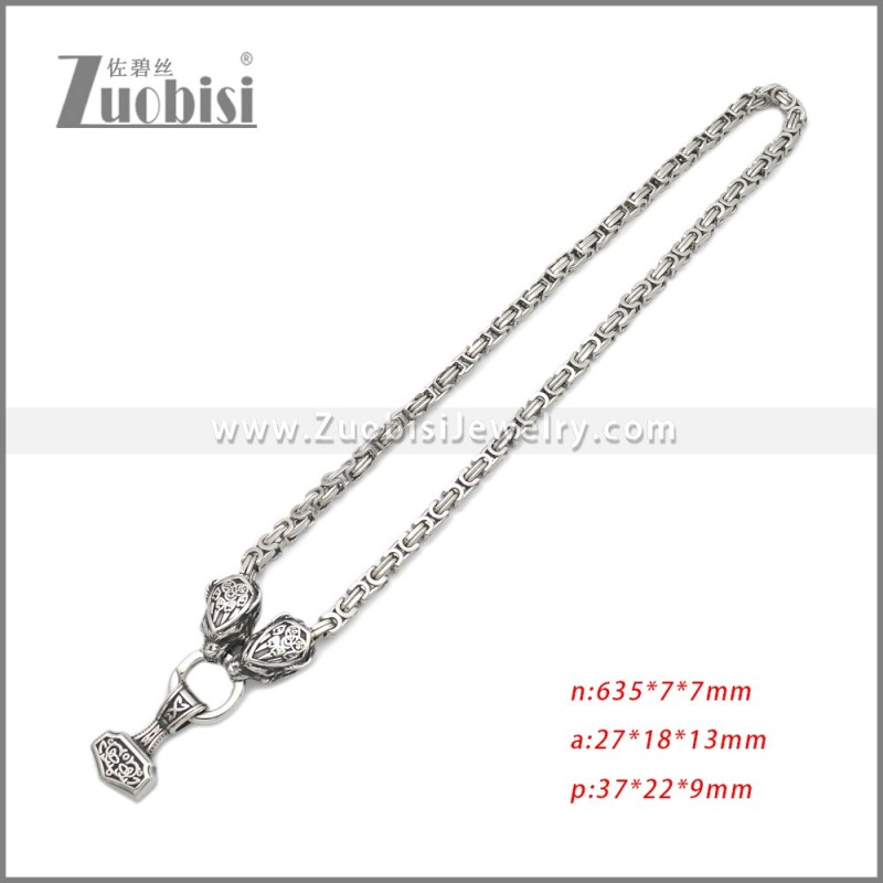 Stainless Steel Necklaces n003283S21