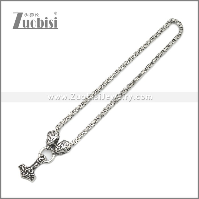 Stainless Steel Necklaces n003283S23