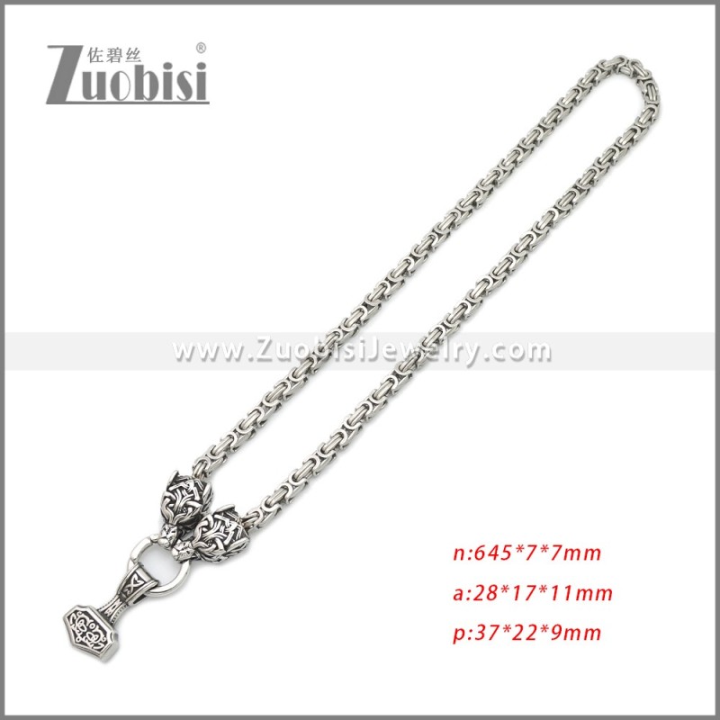 Stainless Steel Necklaces n003285S21