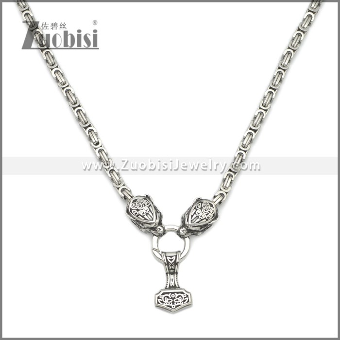 Stainless Steel Necklaces n003283S21