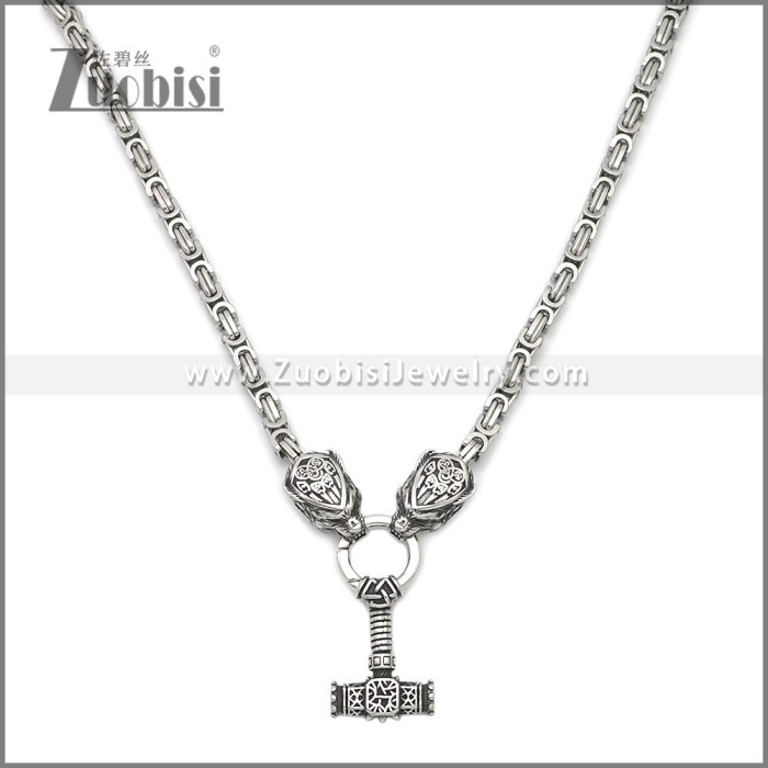 Stainless Steel Necklaces n003283S18