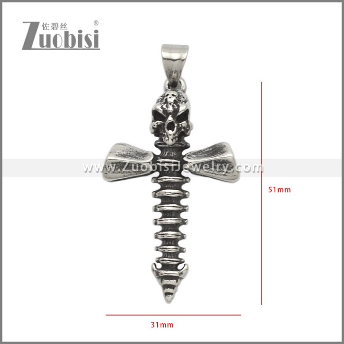 Stainless Steel Pendants p011308SA