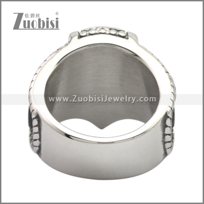 Vintage Stainless Steel Norse Viking Jewelry Ring r009289SA