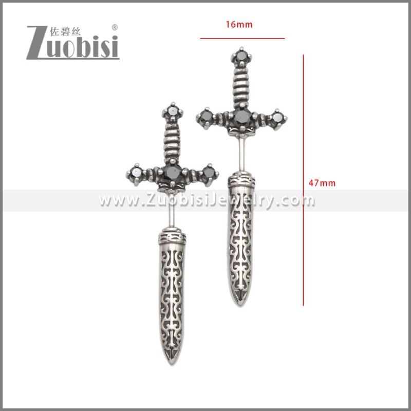 Stainless Steel Earrings e002269S