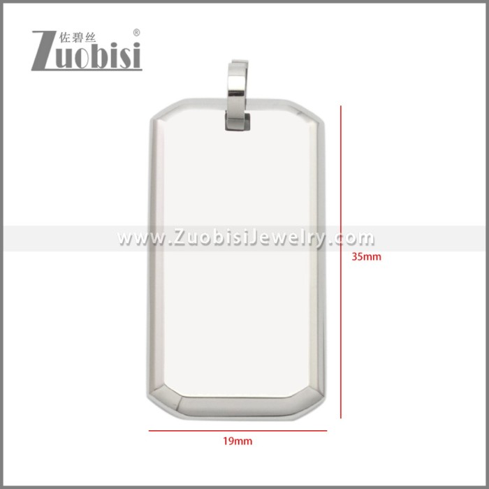 Stainless Steel Pendants p011352S