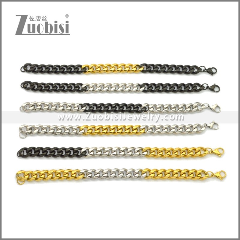 Stainless Steel Bracelet b010327SH1