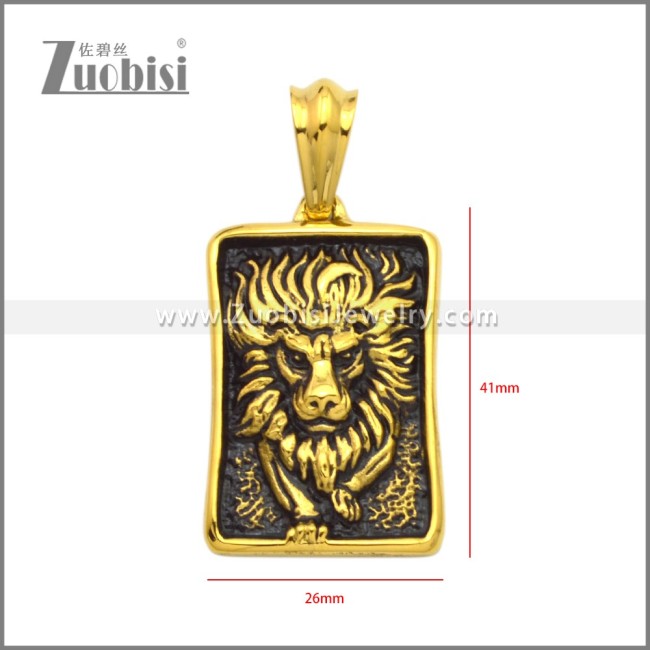 Stainless Steel Pendants p011354GA