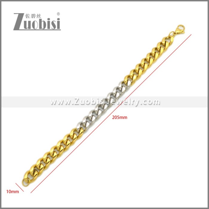 Stainless Steel Bracelet b010327SG1