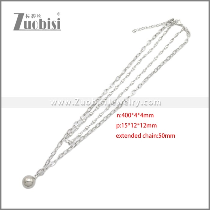 Stainless Steel Necklaces n003361S