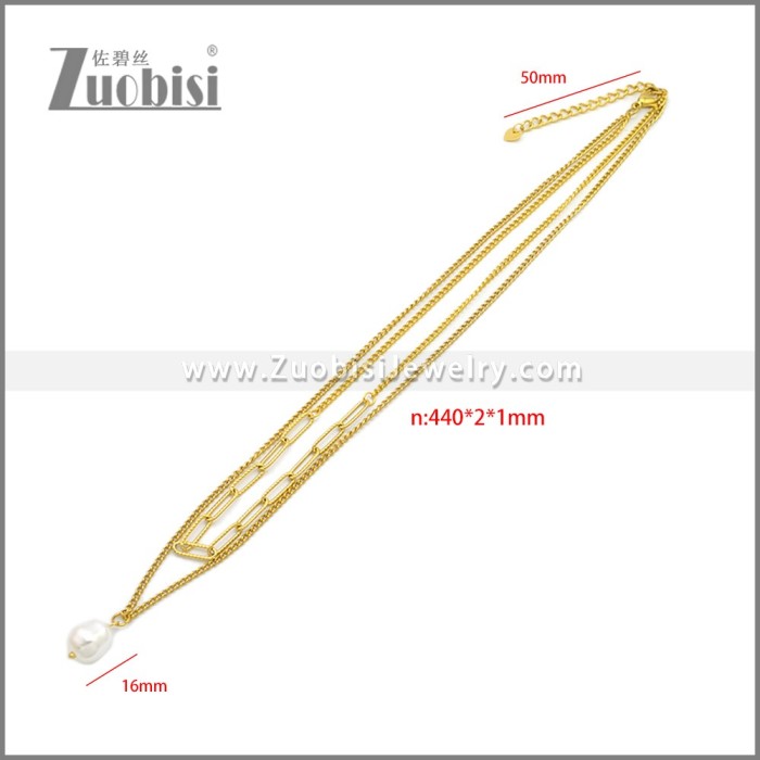 Stainless Steel Necklaces n003379G