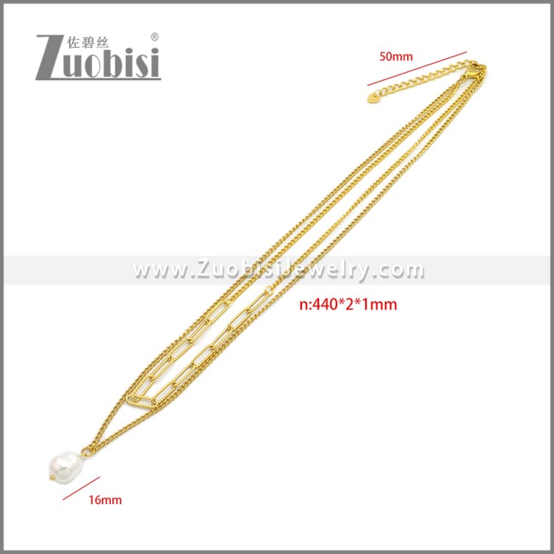 Stainless Steel Necklaces n003379G