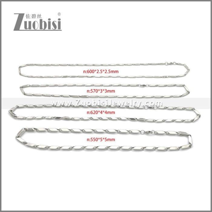 Stainless Steel Necklaces n003380S1
