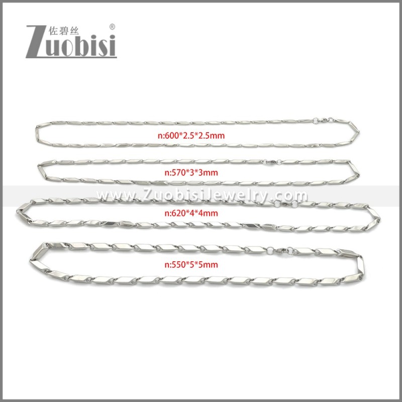 Stainless Steel Necklaces n003380S2