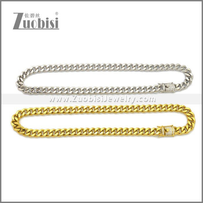Stainless Steel Necklaces n003360G