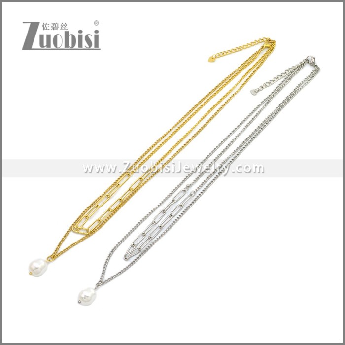 Stainless Steel Necklaces n003379G