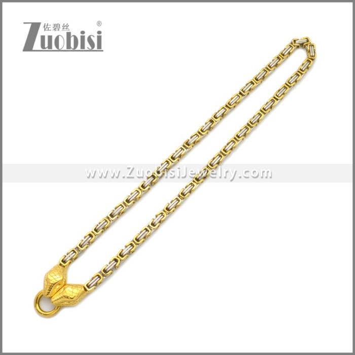 Stainless Steel Necklaces n003358GS