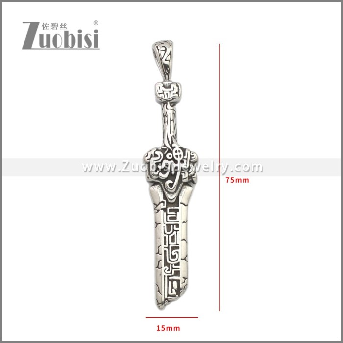 Stainless Steel Pendants p011377SA