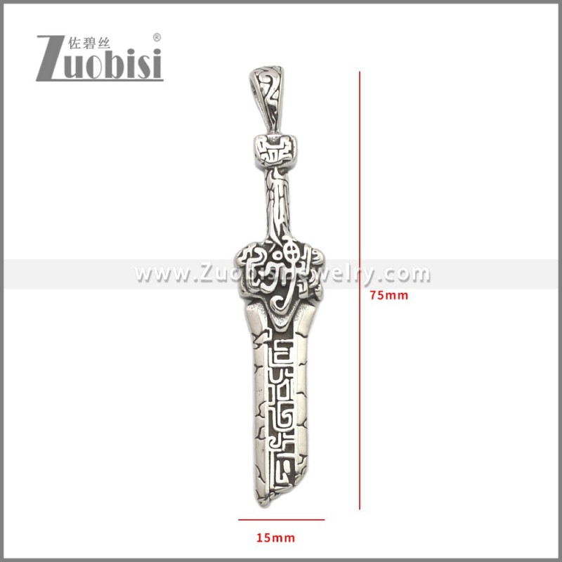 Stainless Steel Pendants p011377SA