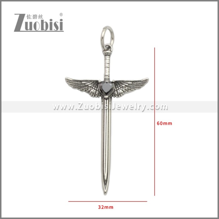 Stainless Steel Pendants p011393SA2