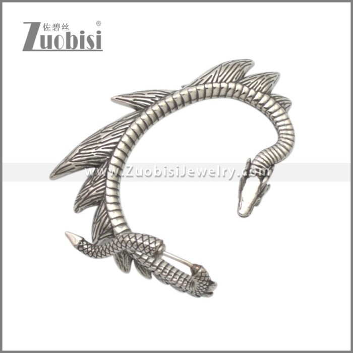 Stainless Steel Dragon Earrings e002272SA