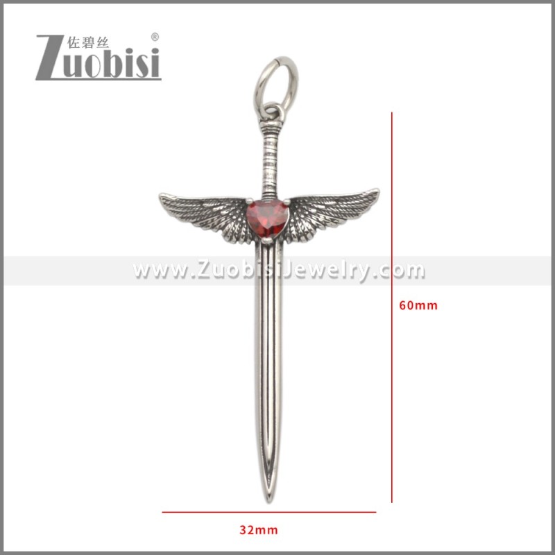 Stainless Steel Pendants p011393SA1