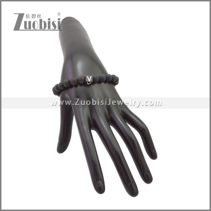 8mm Beads Lava Bracelets b010356H22