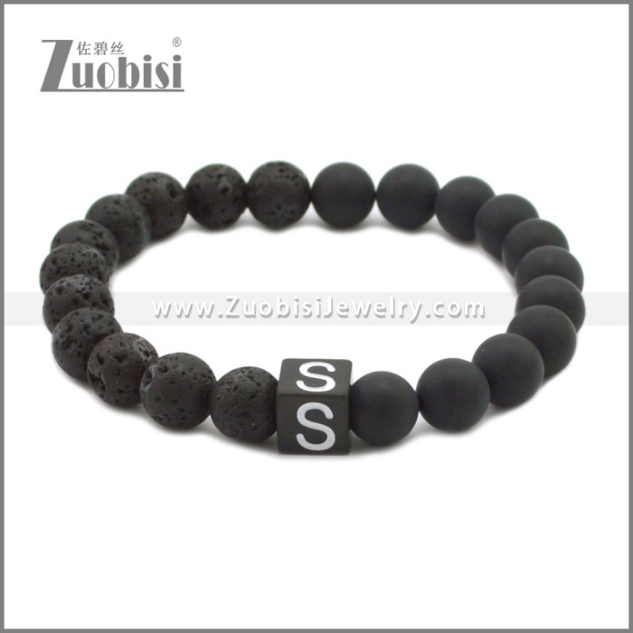 Natural Stone Lava Diffuser Aromatherapy Bracelet b010356H24