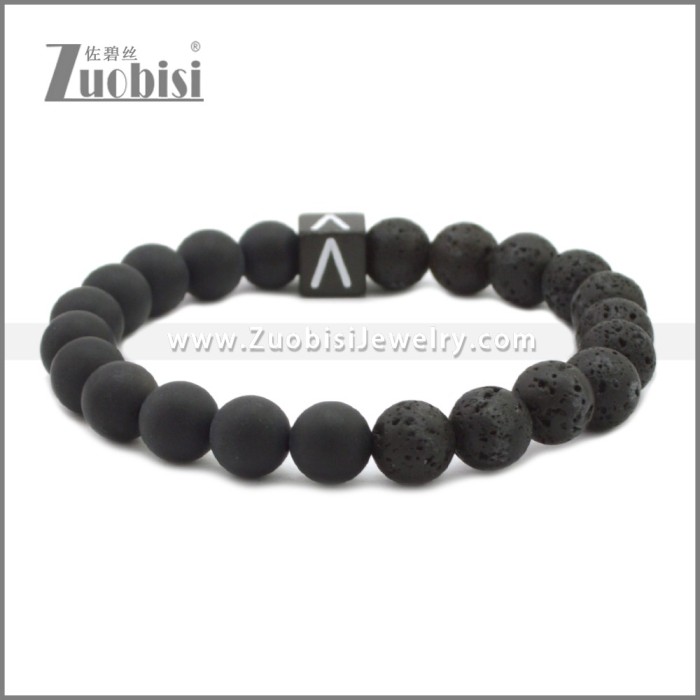 8mm Beads Lava Bracelets b010356H22