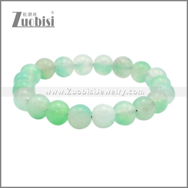 Crystal Healing Stone Bead String Bangle Bracelet b010367C