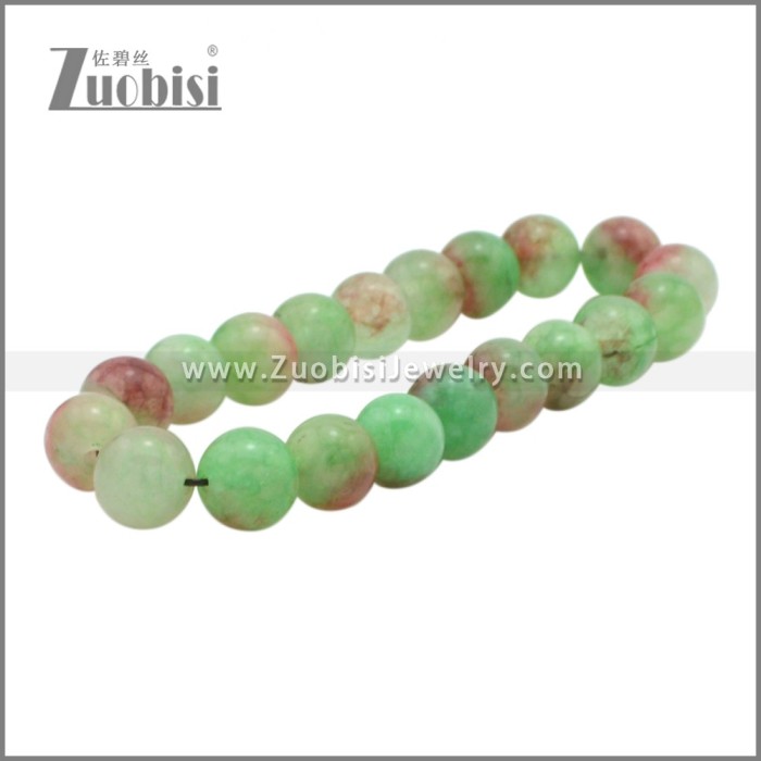 Natural Stone Beaded Adjustable Bracelet b010370C