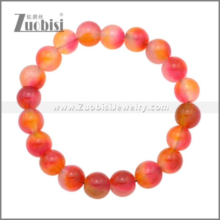 Dainty Custom Crystal Bead Healing Bracelet b010363C