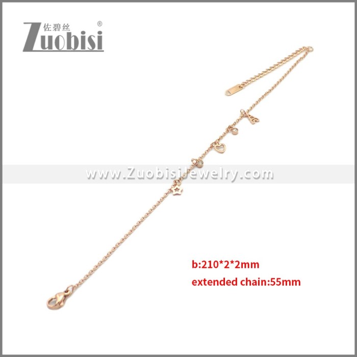 Stainless Steel Bracelets b010405R