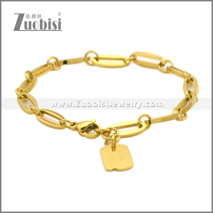 Stainless Steel Bracelets b010401G