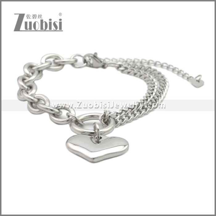 Stainless Steel Bracelets b010406S