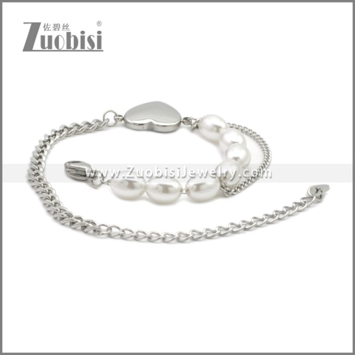 Stainless Steel Bracelets b010396S